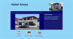 Desktop Screenshot of hotel-arosa.nl